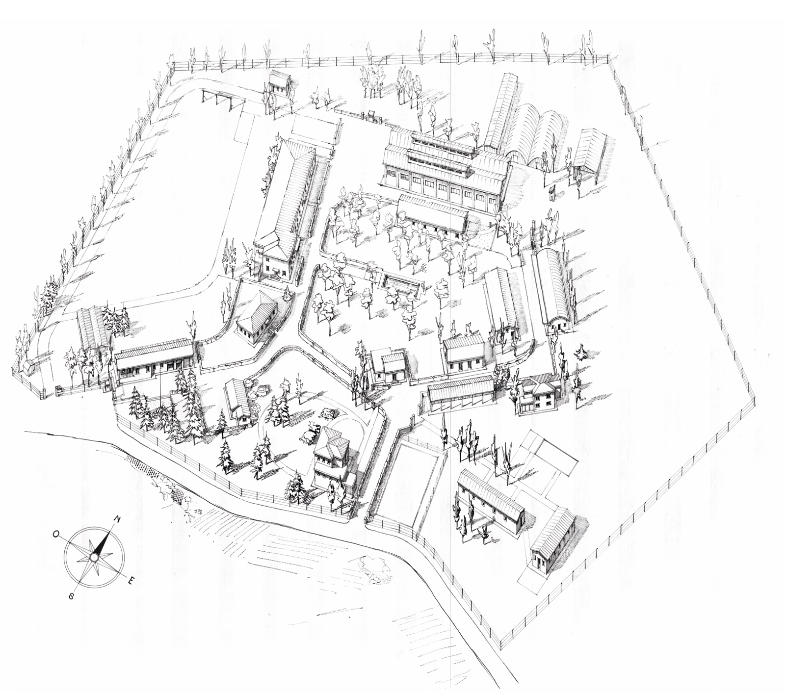 CORDE_ARZENE_©archivio corde a.a._studio di fattibilità_assonometria militare