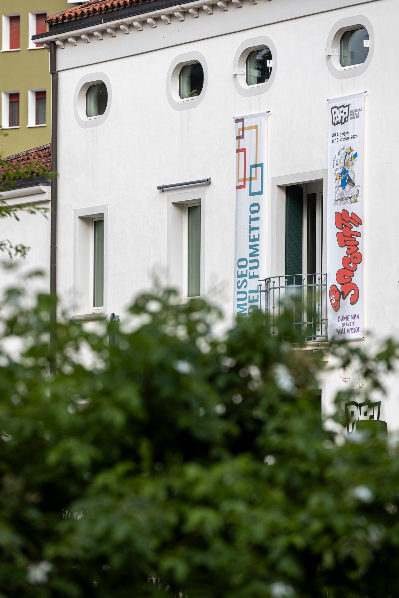 CORDE_Palazzo del Fumetto_©Elia Falaschi_scorcio prospetto principale di Villa Galvani