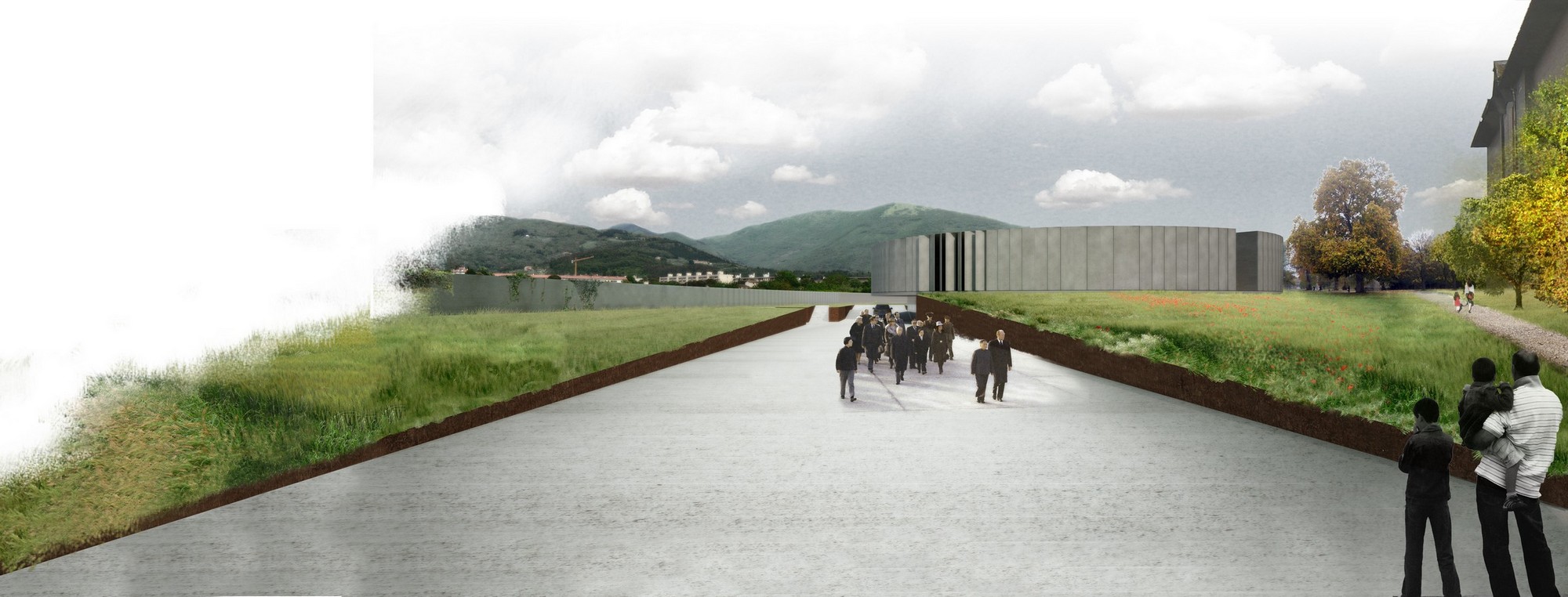 CORDE_BON3S PRATO_©archivio corde a.a._concorso nuovo complesso cimiteriale_visualizzazione 3D
