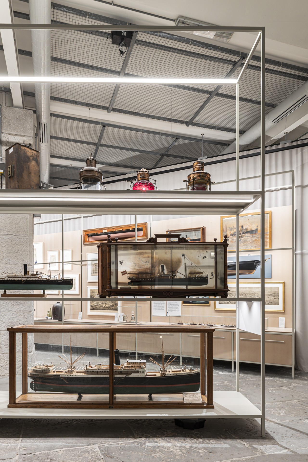 CORDE A.A._LLOYD MUSEO DEL MARE_©Elia Falaschi_scorcio arredo 2