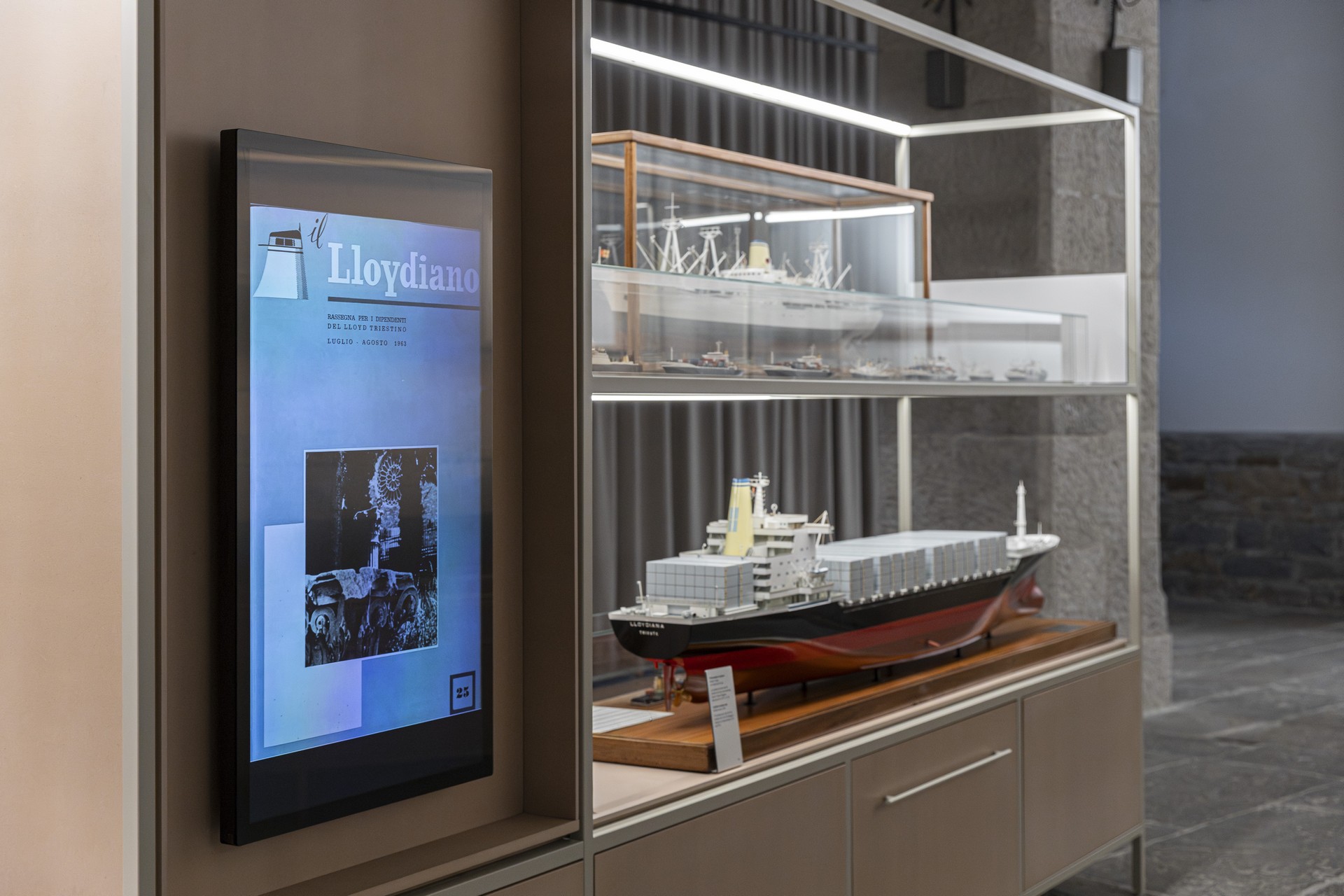 CORDE A.A._LLOYD MUSEO DEL MARE_©Elia Falaschi_dettaglio dell'arredo 5
