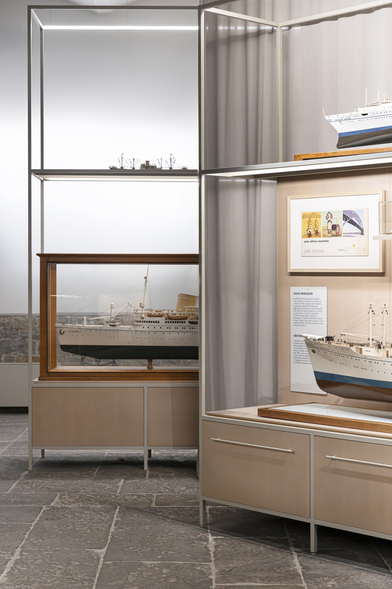 CORDE A.A._LLOYD MUSEO DEL MARE_©Elia Falaschi_scorcio arredo 3 e 4
