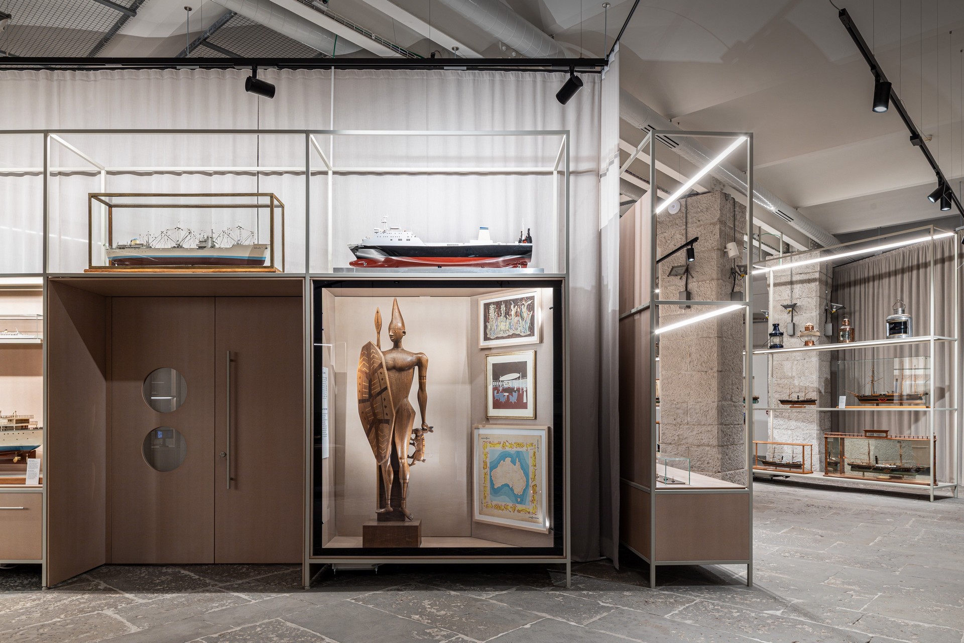 CORDE A.A._LLOYD MUSEO DEL MARE_©Elia Falaschi_scorcio arredo 5 e 4