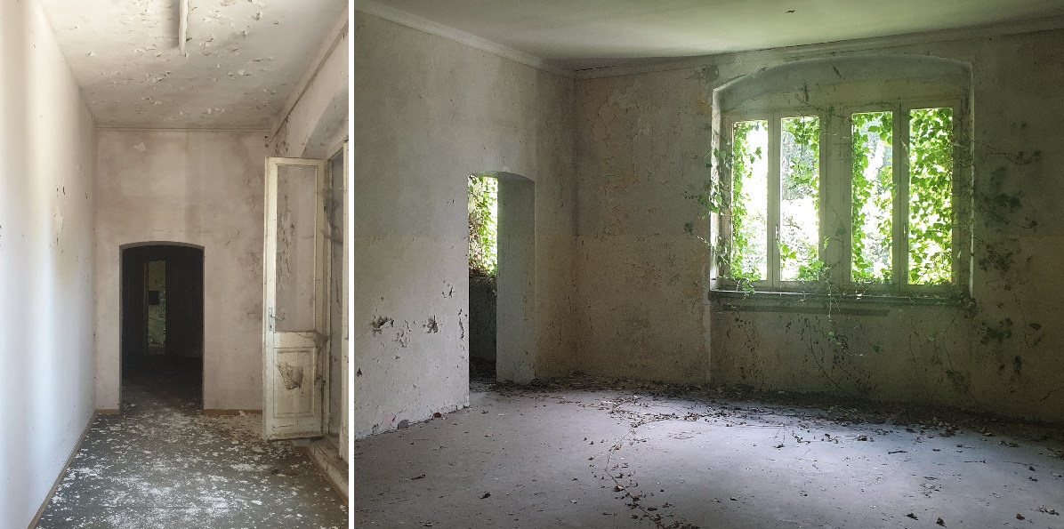 Ex caserma 2 Novembre a Tauriano interni
