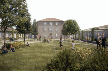 Ex caserma 2 novembre render