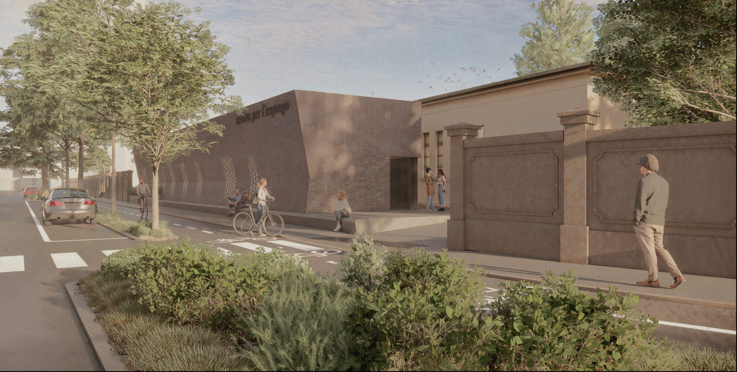ingresso centro per l'impiego, ex palazzina circolo ufficiali