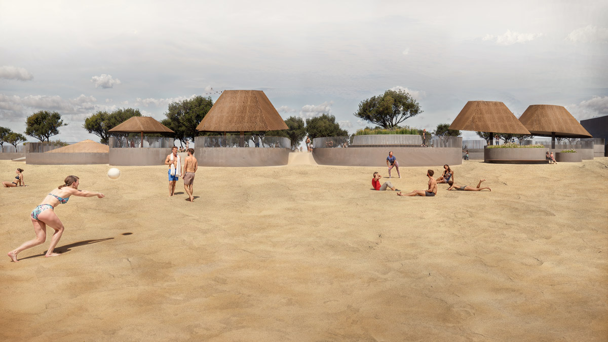 Render Lignano spiaggia