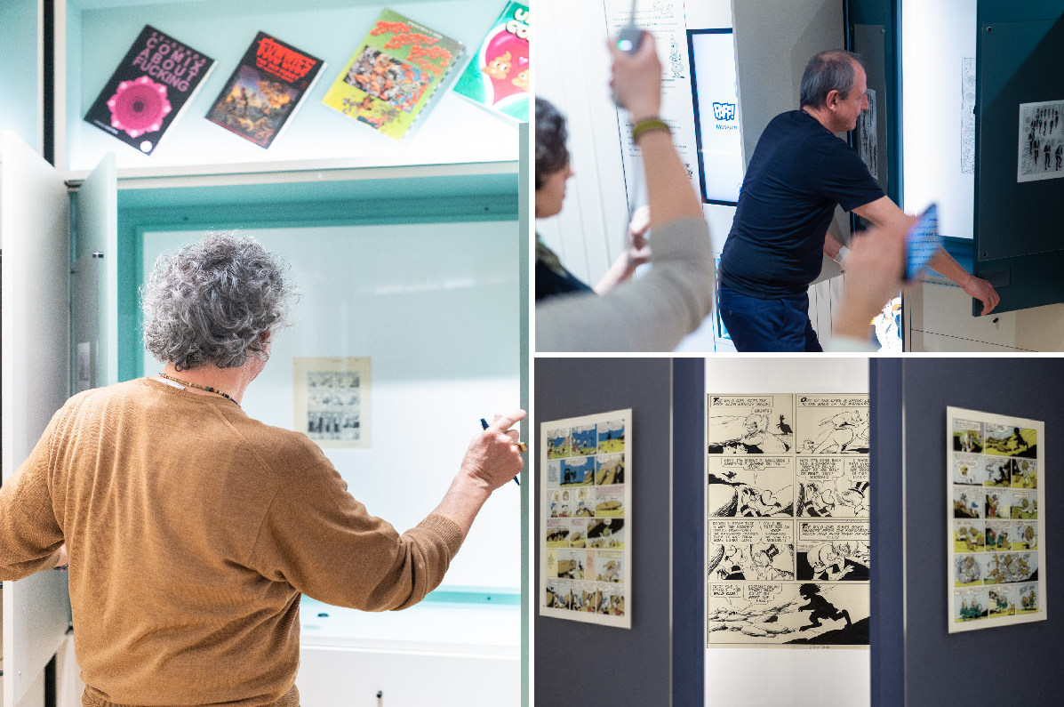 PAFF! museo del fumetto nicchie aperte