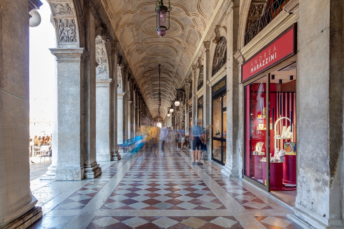 Negozio gioielli artigianali Marazzini in Piazza San Marco